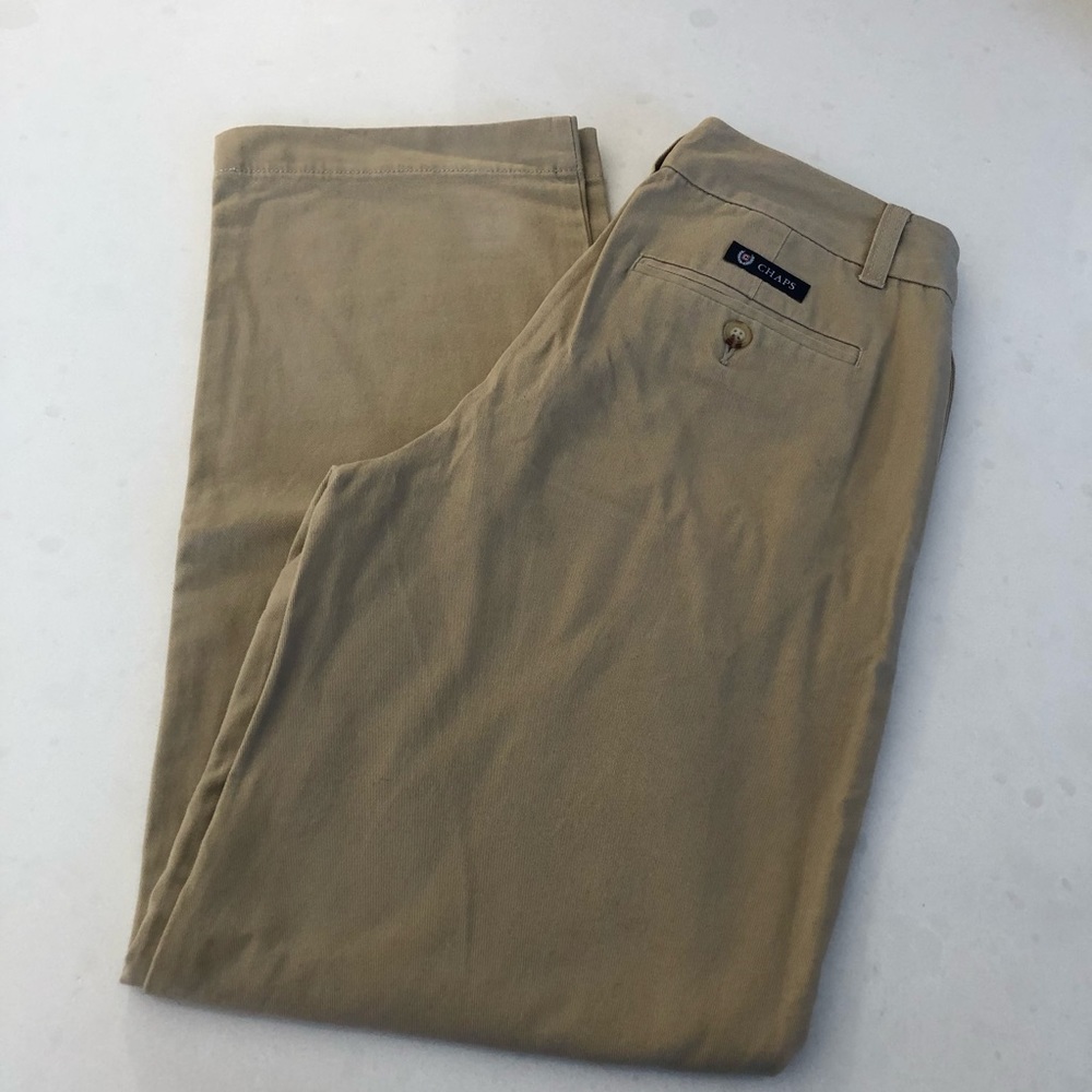 Chaps boys khaki pants, size 12